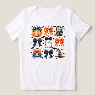 Camiseta Triblenda Girly Coquette Cute Halloween Bow