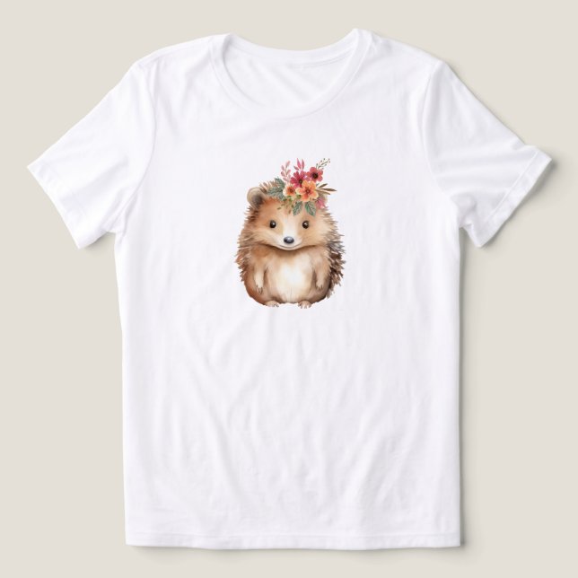 Camiseta Triblenda Girly Hedgehog (Diseño delantero )