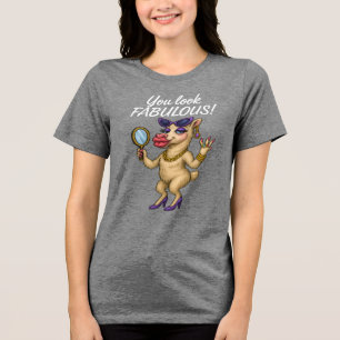 Camiseta Triblenda Glam Llama - Fabuloso de cabeza a cabeza
