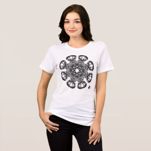 Camiseta Triblenda Glifo de objetos de arte octa