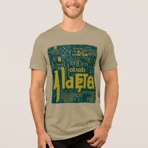 Camiseta Triblenda Glitch Alphabet