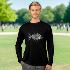 Camiseta Triblenda Glitch Pixel White Fish 