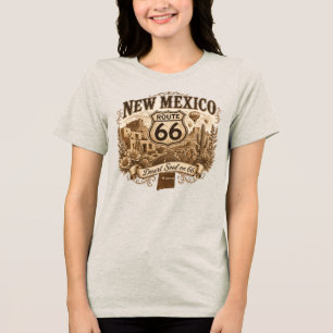 Camiseta Triblenda Globo aerostático de la ruta 66 del alma del desie