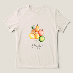Camiseta Triblenda Globo de Frutas de Piña Pera