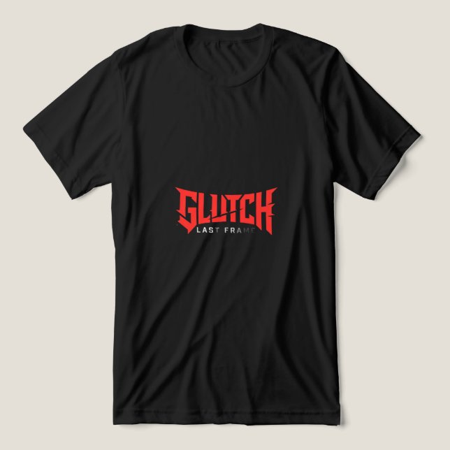 Camiseta Triblenda GLUTCH Último Marco – Ropa de calle para juegos co (Diseño delantero )