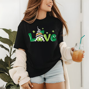 Camiseta Triblenda Gnome, Chica irlandés de amor verde