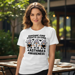 Camiseta Triblenda Gnome Uno Lucha Solo Conciencia del Asma