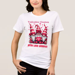 Camiseta Triblenda Gnomes Valentines Revelin, Valentine Retro