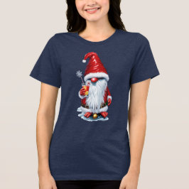Camiseta Triblenda Gnomo noruego sosteniendo un cóctel de jugo de ará