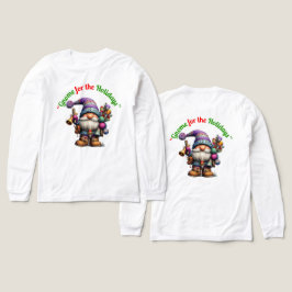 Camiseta Triblenda Gnomo Para Las Fiestas