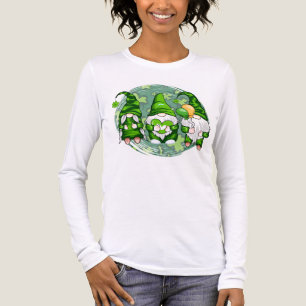 Camiseta Triblenda Gnomos del Día de San Patricio Gnomos Trébol-54989