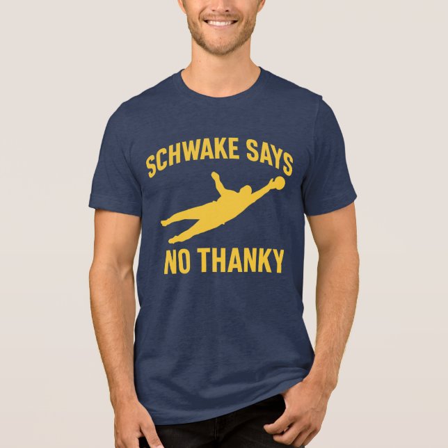 Camiseta Triblenda ¡Goalie Save! (Anverso)