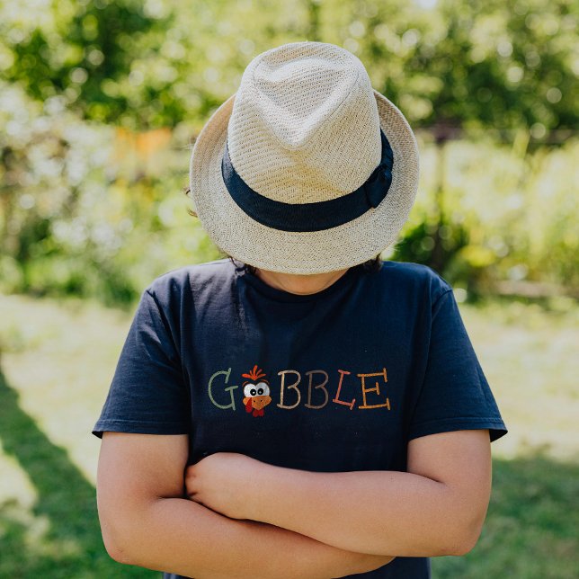 Camiseta Triblenda Gobble Gobble Till You Wobble Funny Thanksgiving (Subido por el creador)