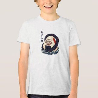 Camiseta Triblenda God of Onigiri Oni Samurai Japanese Rice Ball Wave