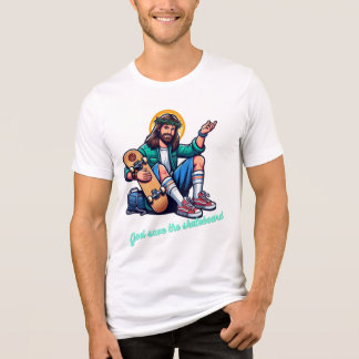 Camiseta Triblenda God Save The Skateboard