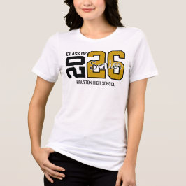 Camiseta Triblenda Gold Congrats Graduation 