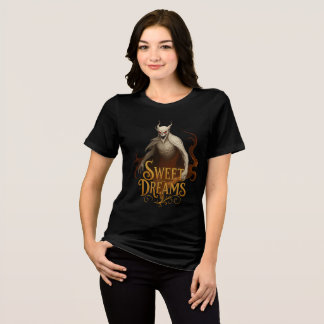 Camiseta Triblenda Gold “Sweet Dreams” Demon Horror Artwork