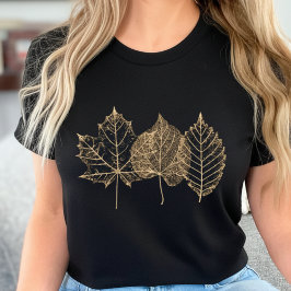 Camiseta Triblenda Golden Fall Leaves | Autumn Leaf