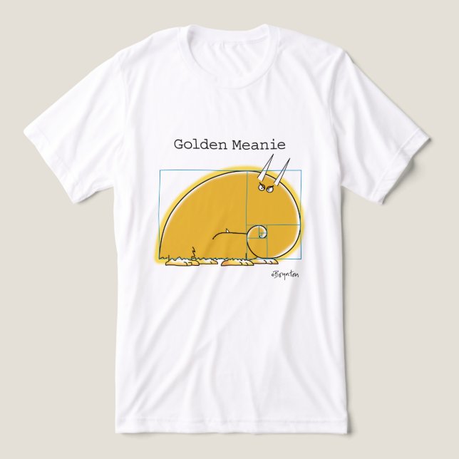 Camiseta Triblenda GOLDEN MEANIE por Boynton (Diseño delantero )