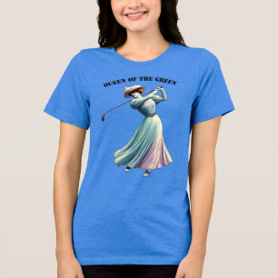 Camiseta Triblenda Golfista vintage balanceando el club de golf URM
