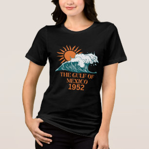 Camiseta Triblenda Golfo de México 1952, Costa del Golfo V-Cuello, Go