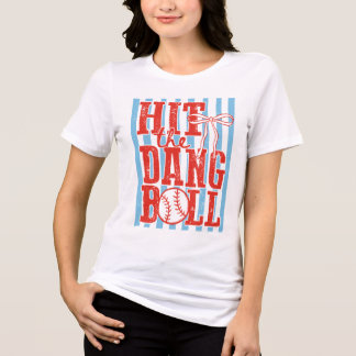 Camiseta Triblenda Golpea La Maldita Pelota Béisbol