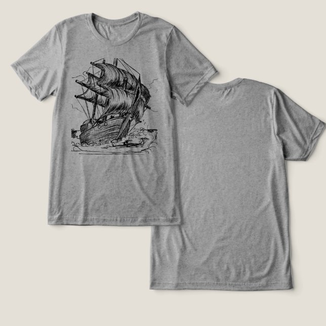 Camiseta Triblenda Gone Sailing (Diseño Anverso y Reverso)