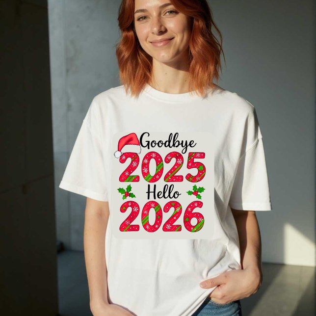Camiseta Triblenda Goodbye 2025 Hello 2026 Happy New Year T-Shirt (Subido por el creador)