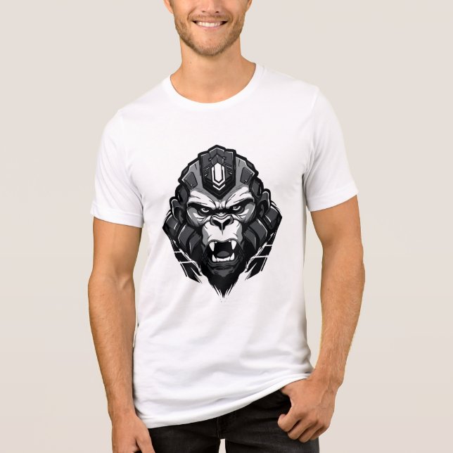 Camiseta Triblenda Gorila Cibernético (Anverso)