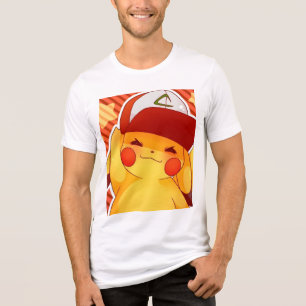 Camiseta Triblenda Gorra de entrenador de Pikachu (pokemon)