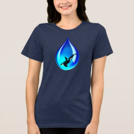 Camiseta Triblenda Gota de agua y orca