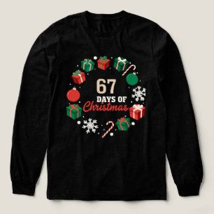 Camiseta Triblenda Goteo de béisbol número 67 jugador o cumpleaños 67