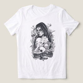 Camiseta Triblenda Gothic Sugar Skull Woman Tattoo Art