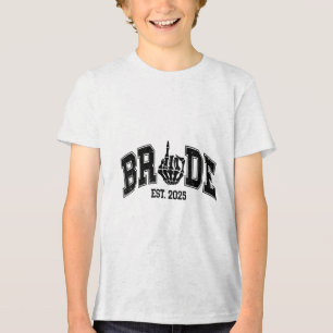 Camiseta Triblenda Gótica Novia Groom 2025 Espléndidas Parejas de Hal