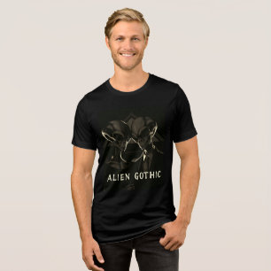Camiseta Triblenda Gótico Alienígena - Retro encuentra drama artístic