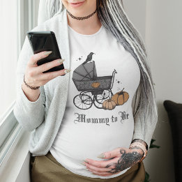 Camiseta Triblenda Gótico Negro Un Bebé Está En Camino Fiesta de Bebé