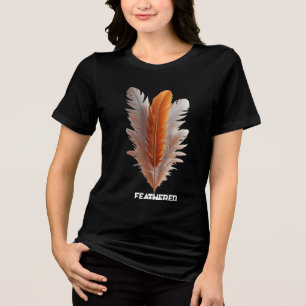 Camiseta Triblenda Gracia Centrada Plumas Equilibradas Quietud Equili