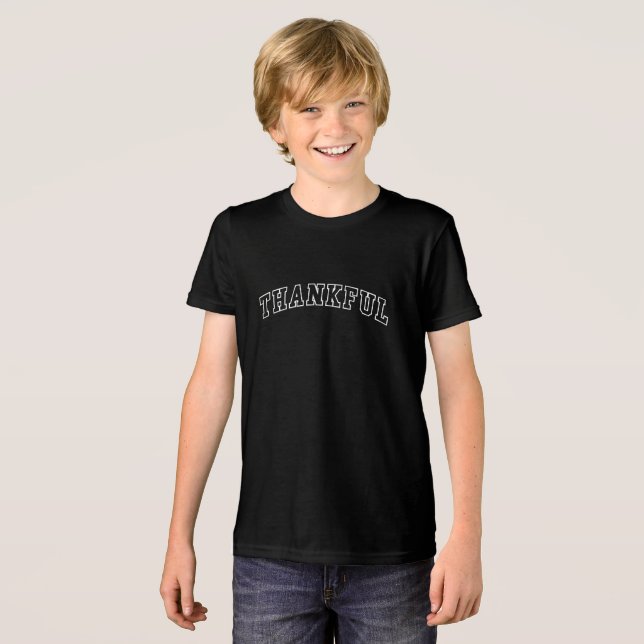 Camiseta Triblenda Gracias - Camiseta para niños (Anverso Completo)