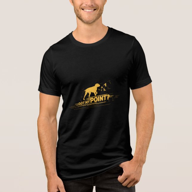 Camiseta Triblenda Graciosa mordaza de punteros alemana al descubiert (Anverso)