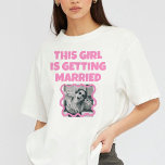 Camiseta Triblenda Graciosa soltera Bride Tshirt<br><div class="desc">Gracioso humor con fotos de soltera</div>