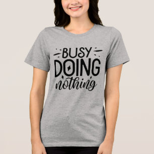 Camiseta Triblenda Gracioso arte de palabras ocupado