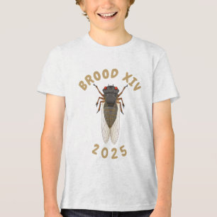 Camiseta Triblenda Gracioso Cicada Brood XIV 2025 Nature Bug Lover