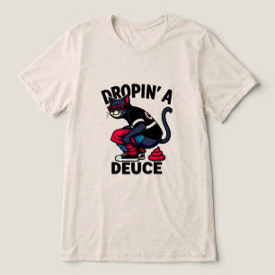 Camiseta Triblenda Gracioso gatito aplastando
