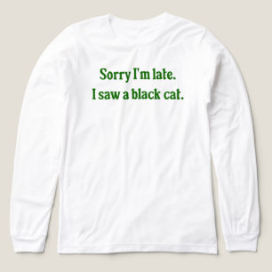 Camiseta Triblenda Gracioso gato negro