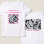 Camiseta Triblenda Gracioso humor con fotos de soltera<br><div class="desc">Gracioso humor con fotos de soltera</div>