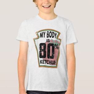 Camiseta Triblenda Gracioso Ketchup Lover Salsa temática de tomate Fo