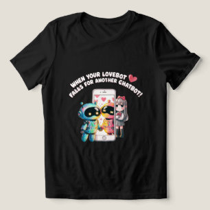 Camiseta Triblenda 🤖 gracioso meme de ruptura de compañera de Chatbo