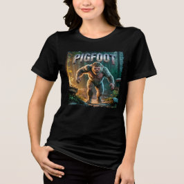 Camiseta Triblenda Gracioso paro fotográfico de Pigfoot