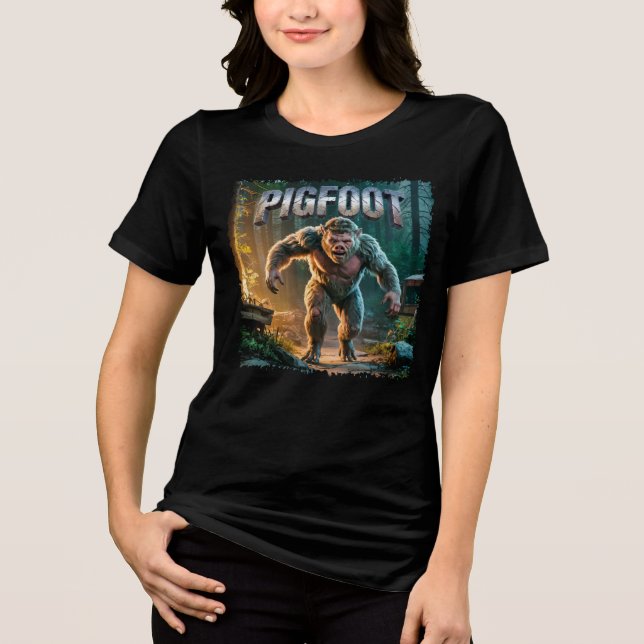 Camiseta Triblenda Gracioso paro fotográfico de Pigfoot (Anverso)