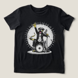 Camiseta Triblenda Gracioso regalo animal   Estrella de rock de perro